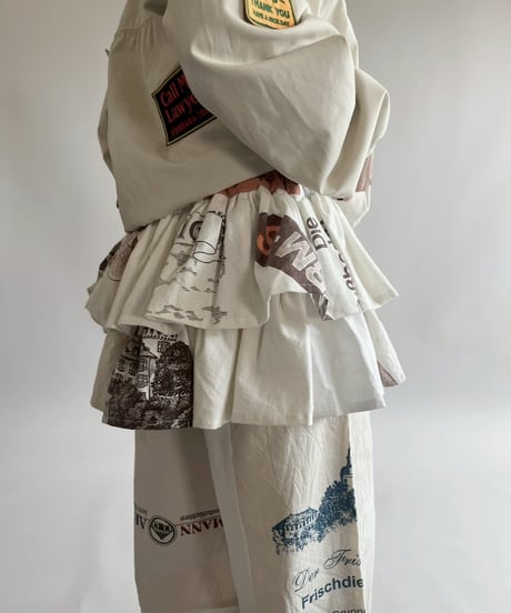 【RE;CIRCLE】 Re Eco Bag Maki Skirt /  250417-012