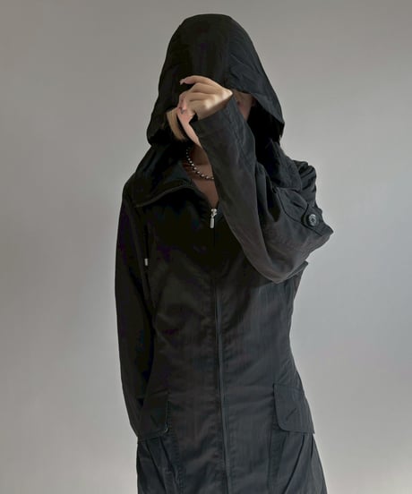 【USED】 Design Nylon Coat /251220-018