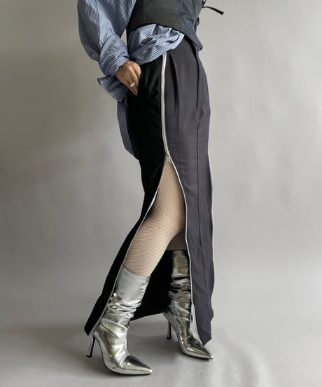 【RE;CIRCLE】 Re Front Zip Skirt/ 241003-016
