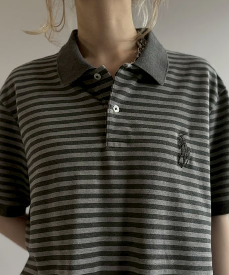 【USED】 POLO GOLF Boarder Polo Shirt / 260509-007