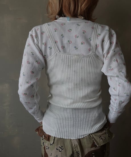 【RE;CIRCLE】 Re Embroidered Camisole Top  /  250724-011