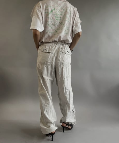 【USED 】Flower Patterned Sheer Top /240505-023