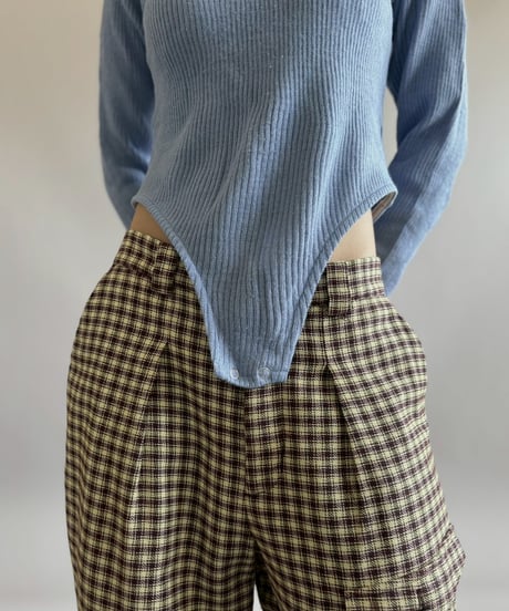 【RE;CIRCLE】 RE Rib Knit Leotard Top / 260416-006