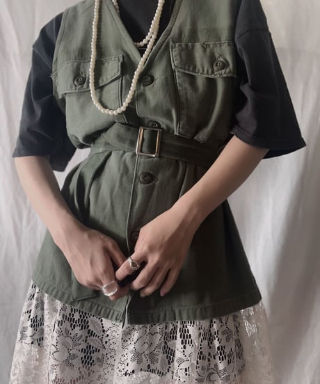 【RE;CIRCLE】 RE Lace×Fatique N/S One-piece①/210714-012
