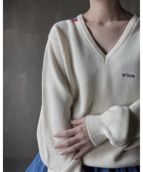 【USED】　Knit L/S Top/ 220220-044