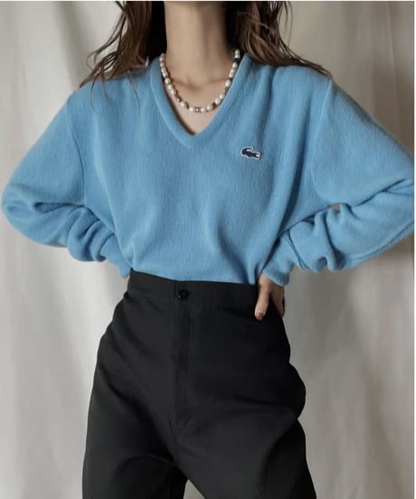 【USED】   LACOSTE Knit Top 12/211126-028