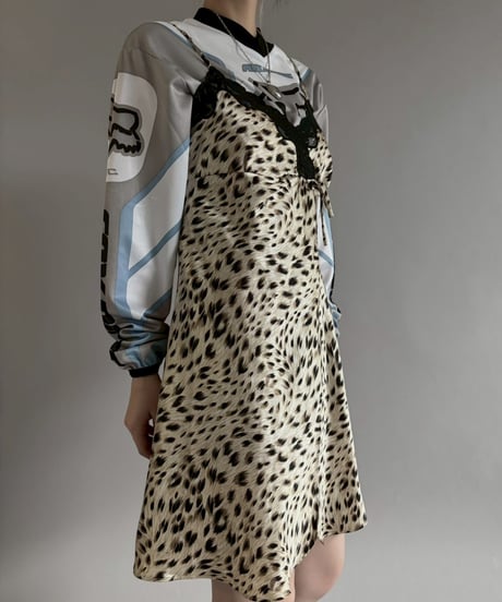 【USED】 Leopard Print Camisole One-Piece /260124-011