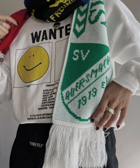 【RE;CIRCLE】 RE Soccer Long Scarf / 221110-019