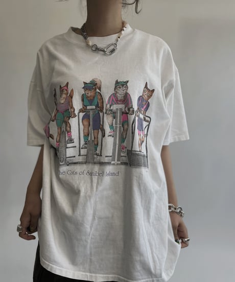 【USED】T Shirt "The cats of sanibel island" / 220806-018