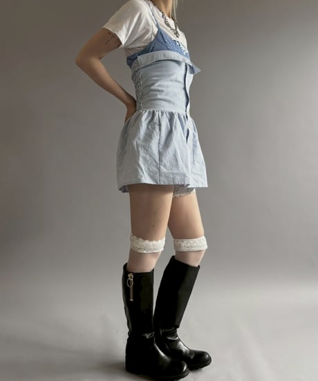 【RE;CIRCLE】  RE Stripe Shirt Mini One-Piece / 260611-002