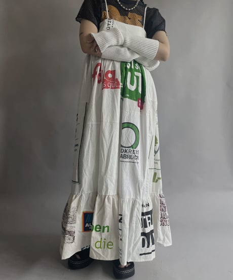【RE;CIRCLE】RE Eco-Friendly Bag Camisole Long One-piece / 230427-028