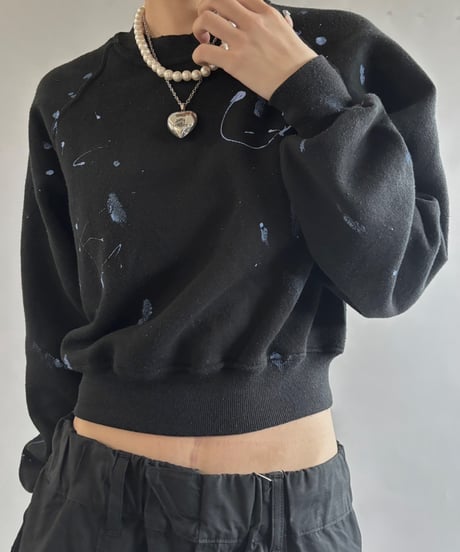 【USED】 Paint Short Sweat / 250925-001