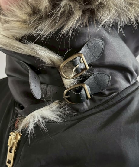 【RE;CIRCLE】  RE MA-1 Patched Fur Collar Short Jacket Black/ 251120-006