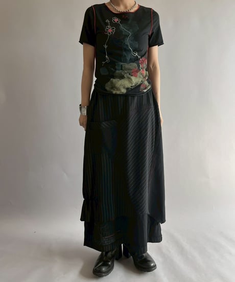 【USED】 Cop.Copine Flower Print Top  /251014-012