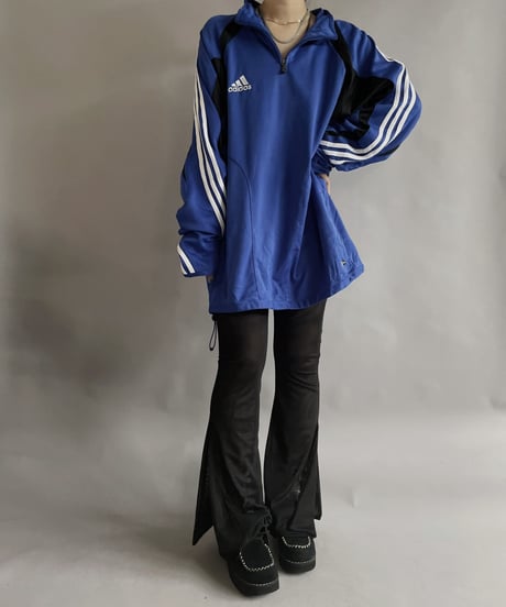 【USED】  Adidas Jersey  Half Zip Top/ 230415-017