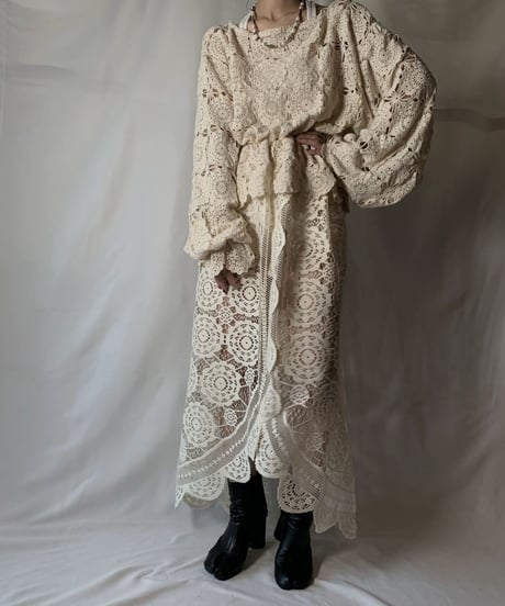 【RE;CIRCLE】 RE Lace L/S One-price④/210801-063