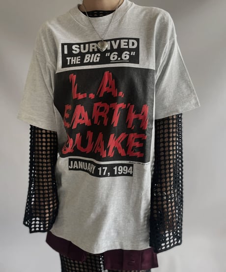 【USED】S/S 94's CALIFORNIA ROCK FACE T-Shirt/ 231009-010