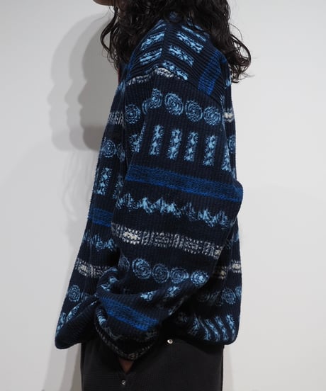 【USED】INVICTA Patterned Half Zip Fleece Top/240311-001