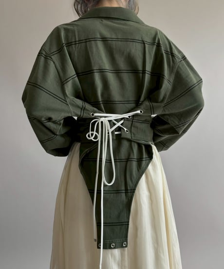 【RE;CIRCLE】 RE Leotard Rugger Shirt/ 260319-012