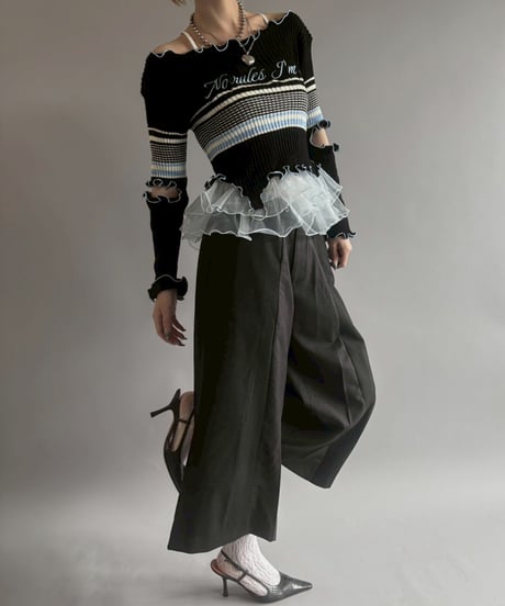 【RE;CIRCLE】 RE Mellow Knit Top /  251023-016