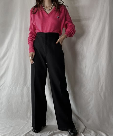 【USED】   LACOSTE Knit Top⑩/211126-026
