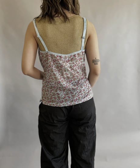 【USED】    Ralph Lauren Lame Tank Top / 230610-036