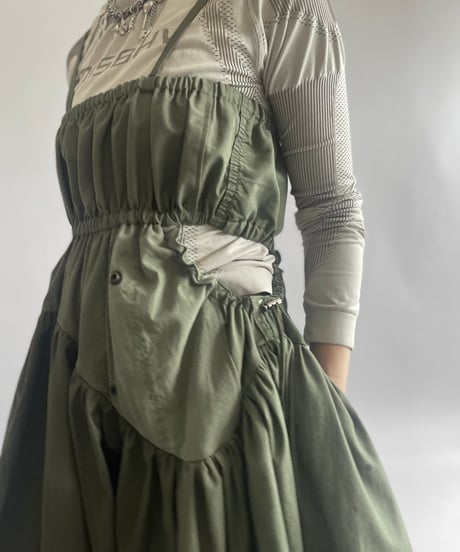 【RE;CIRCLE】 RE ARMY Gather Middle One-piece / 260326-001