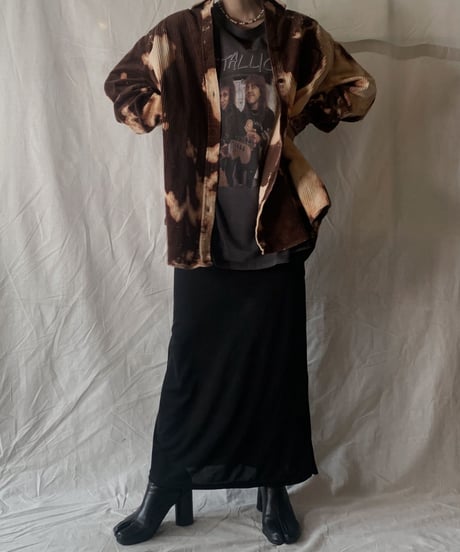 【RE;CIRCLE】Tie Dye Dyeing Corduroy shirt① /210226-005