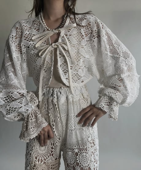 【RE;CIRCLE】 RE Crochet Bolero / 220623-018