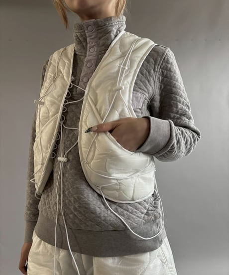 【RE;CIRCLE】 RE Liner Code Vest White / LINER-09