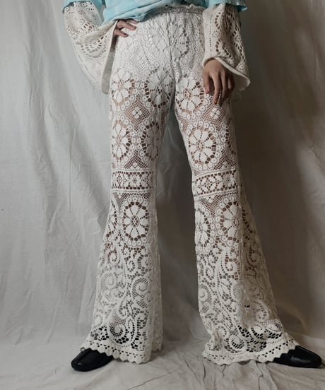 【RE;CIRCLE】 RE Lace Pants①/ 210714-001