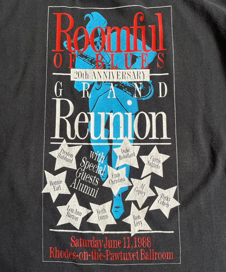 【USED】 Made in USA90's Screen Stars Roomful of Blues T-Shirt /240720-026