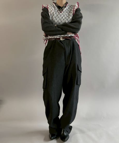 【USED】 TOMMY HILFIGER Wool Pants /260321-024