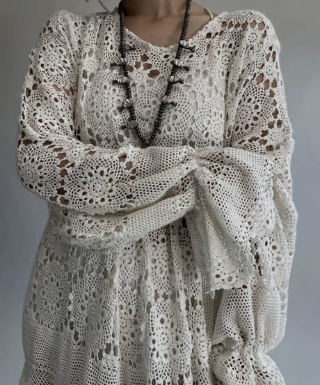 【RE;CIRCLE】 RE Crochet Lace One-piece / 220818-004