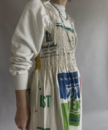 【RE;CIRCLE】RE Eco-Friendly Bag Shirring One-piece / 230427-009