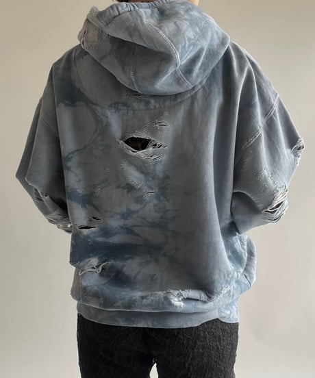 【USED】 Over Dyed Damage Parker /250301-004