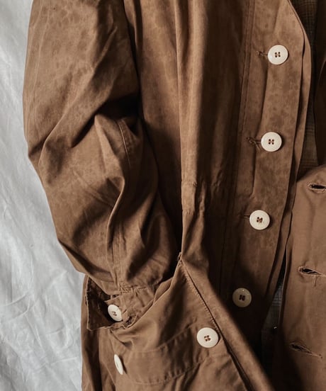 【USED】 Dyed Brown Swedish Snow Hoodie /210310-005