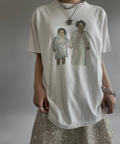 【USED】 Made in USA 80's Hanes People T-Shirt /240729-069