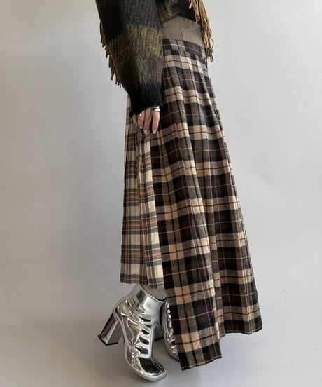 【RE;CIRCLE】 RE Kilt Long Skirt / 250102-016