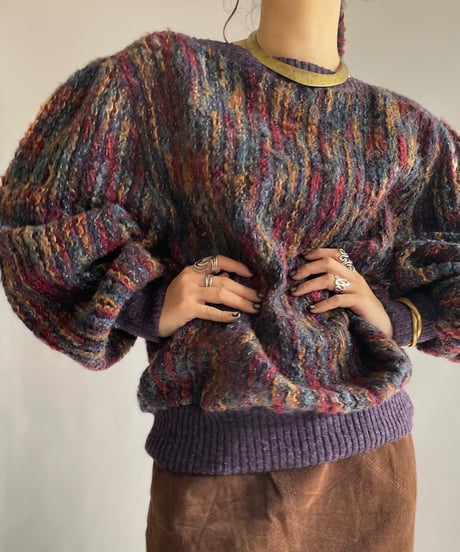 【USED】 Hewlett Knitting Mills Knit Sweater  / 221217-017