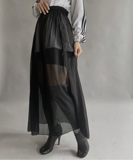【USED】 See-through Long Skirt / 230311-011
