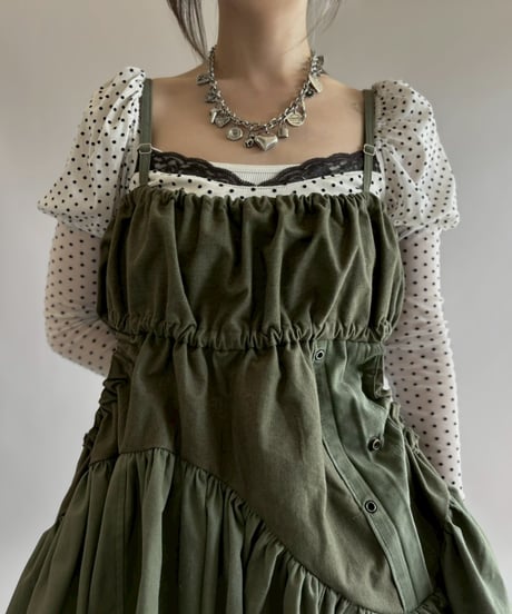 【RE;CIRCLE】 RE ARMY Gather Middle One-piece / 260326-001