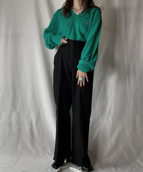 【USED】   LACOSTE Knit Top⑧/211126-024