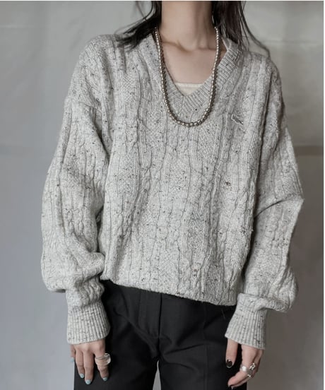 【USED】 LACOSTE Acrylic Knit ⑫ / 220111-024