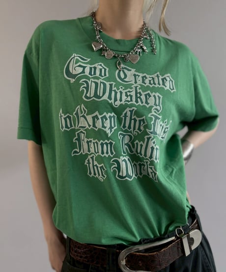 【USED】 80~90's Made in USA SCREEN STARS BEST Graphic T-Shirt / 260607-022