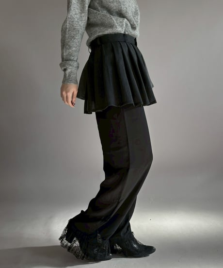 【RE;CIRCLE】 RE Suit Wrap Skirt Mini / 260129-009