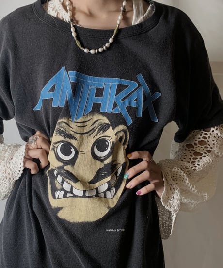 【USED】 S/S T-shirt ANTHRAX②/210801-049
