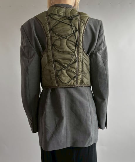 【RE;CIRCLE】 RE Liner Code Vest Khaki / LINER-06
