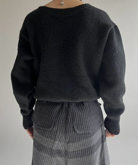 【USED】 Vintage Lettered Sweater /241228-008