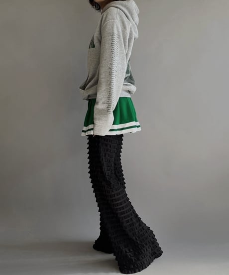 【USED】 Sheer Tiered Flare Pants/240127-011